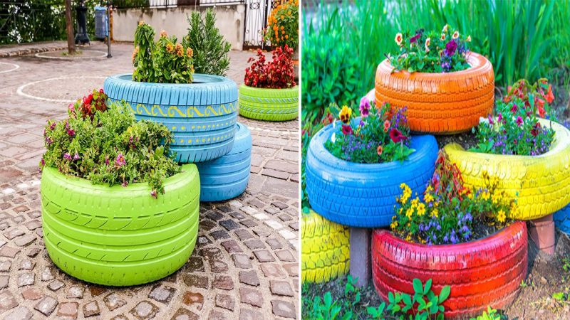 Revolutionary Garden Transformations: Inspiring Tire Reuse Ideas