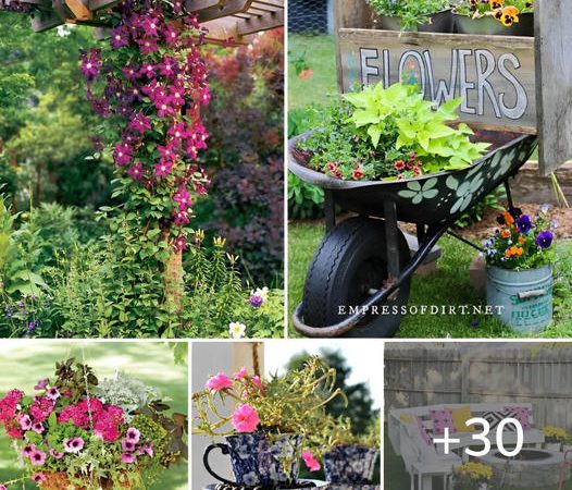 30 Brilliant Ideas For Garden Decoration