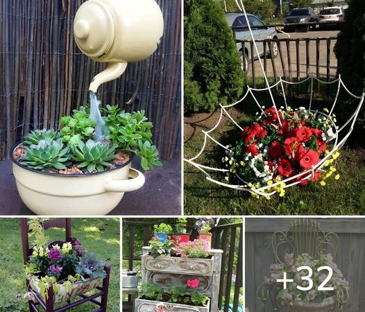 32 Best Vintage Garden Decor Ideas And Designs