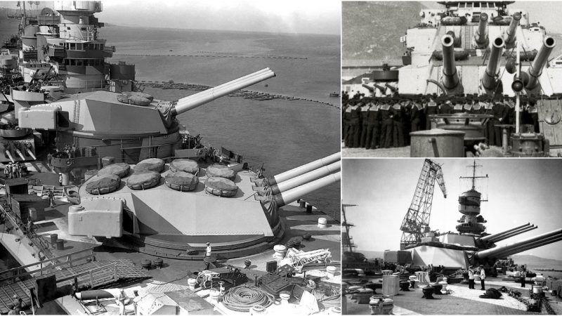 Majestic Perspectives: The Bridge and Forward Turrets of the Italian Battleship ‘Roma’