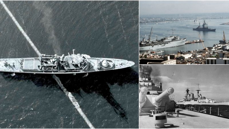 Mk48 Torpedo Maneuvers Beneath USS BRIDGET (DE-1024) During 1972 Exercise